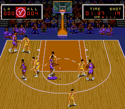 Magic Johnson's Super Slam Dunk screenshot 3 for Super Nintendo